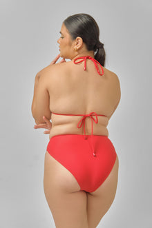 Women | Triangle Top | Shanghai Red