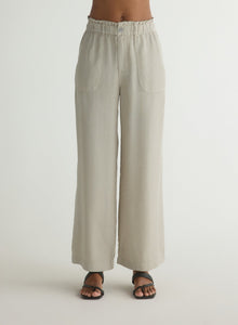 Utility Pocket Ankle Pant | Foggy Coast