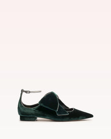Alexandre Birman | Lupita Ballerina Leather Flat | Green
