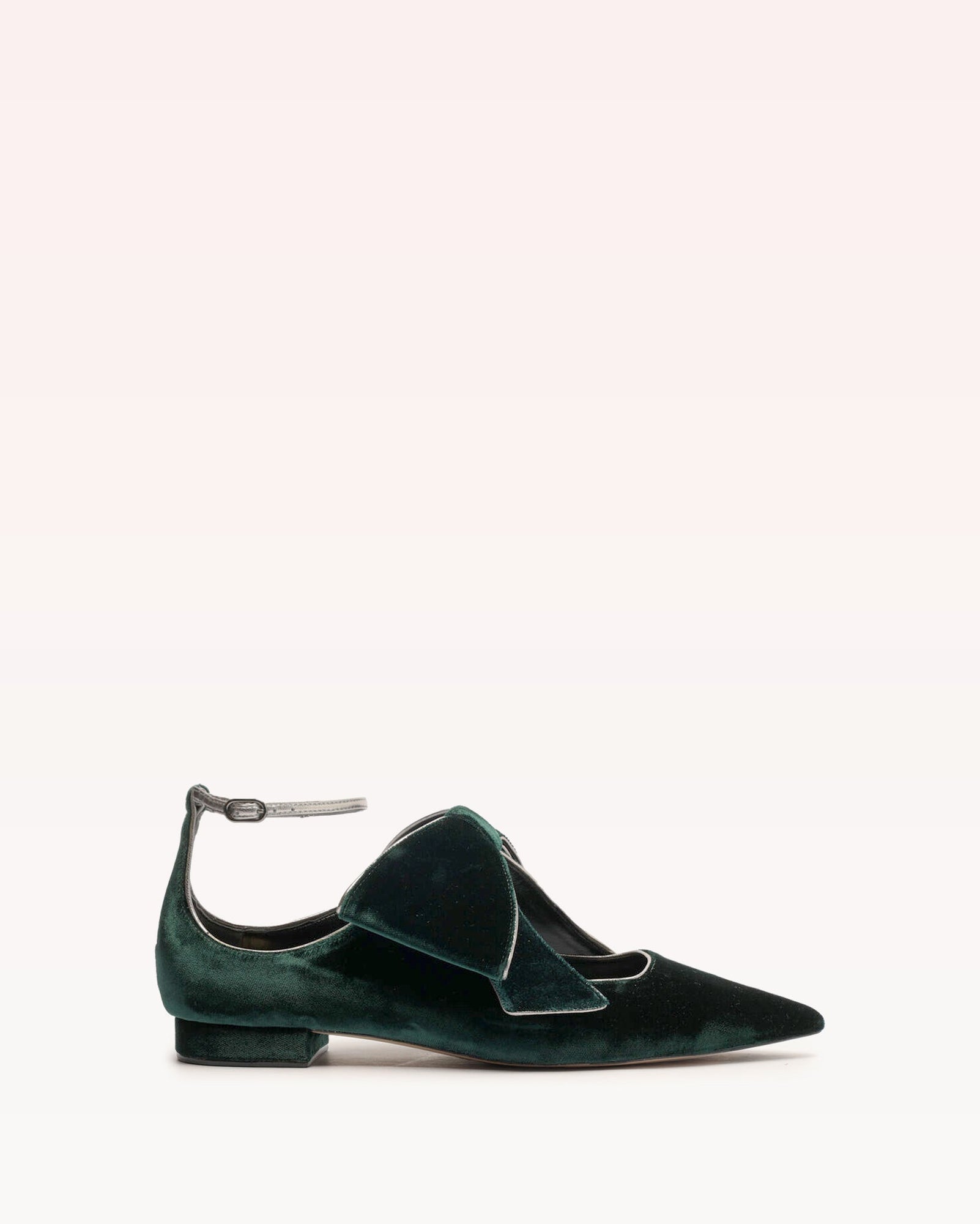 Alexandre Birman | Lupita Ballerina Leather Flat | Green