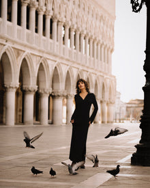 Black Dress - Baciami Maxi Dress
