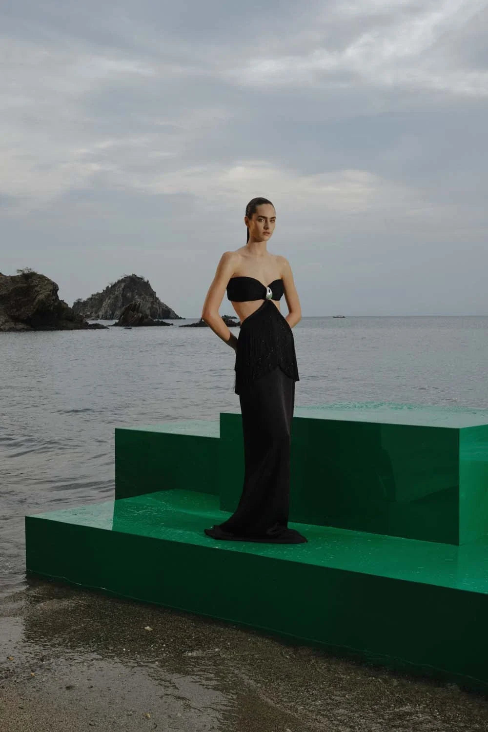 Dua Maxi Dress | Coal