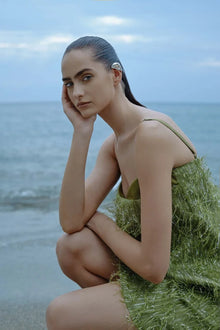 Medusa Mini Dress | Lime
