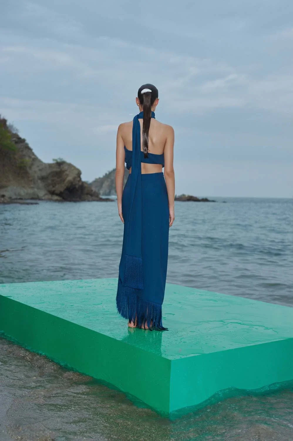 Aperol Crop Top | Blue Sail