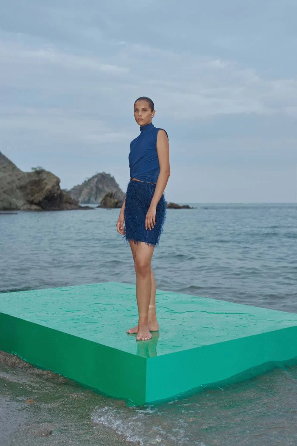 Rayna Crop Top | Peacock