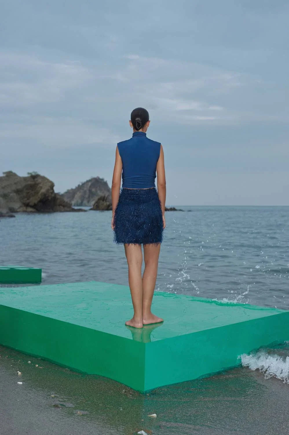 Rayna Mini Skirt | Peacock