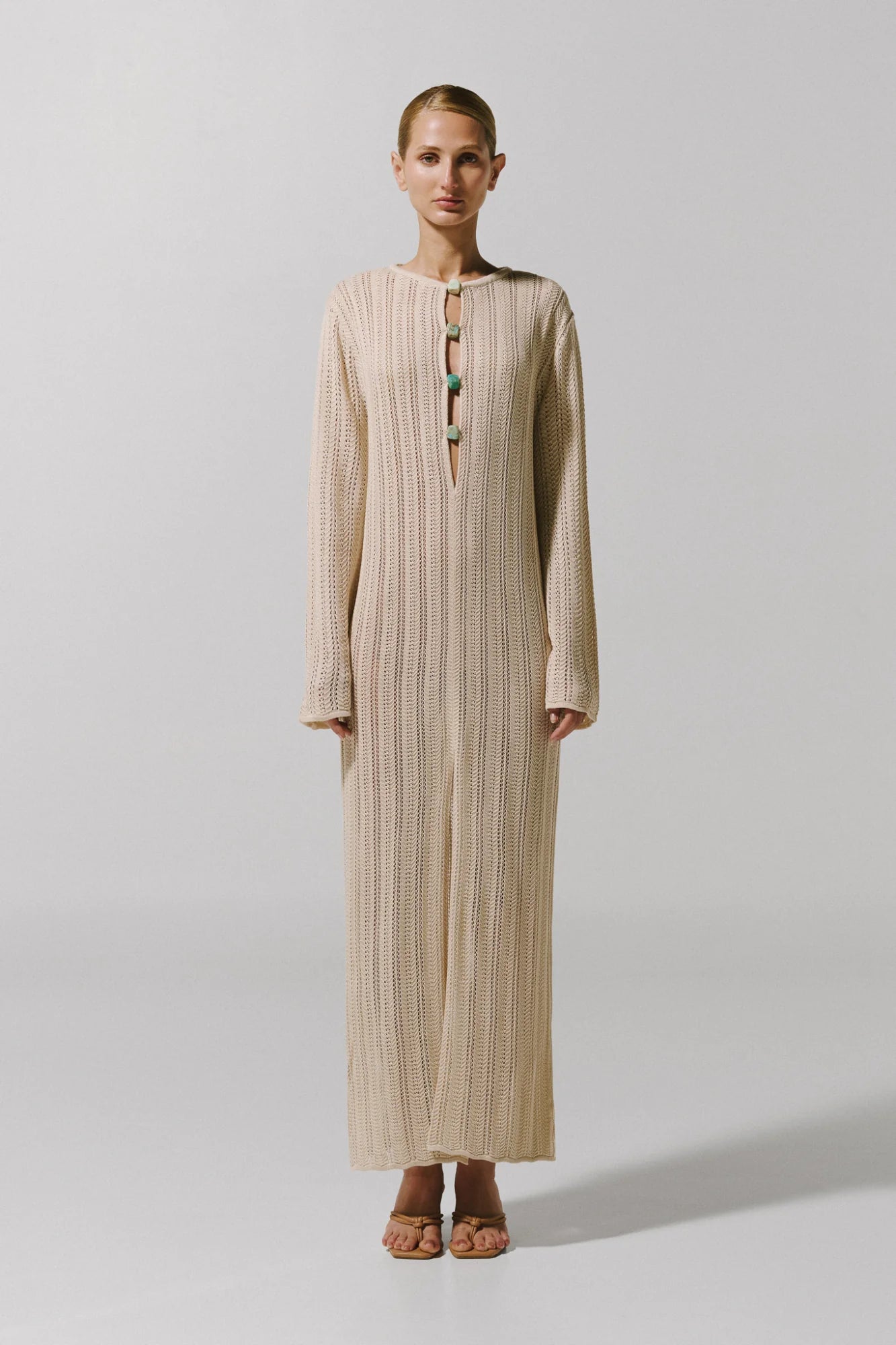 Mamu Maxi Dress | Silver