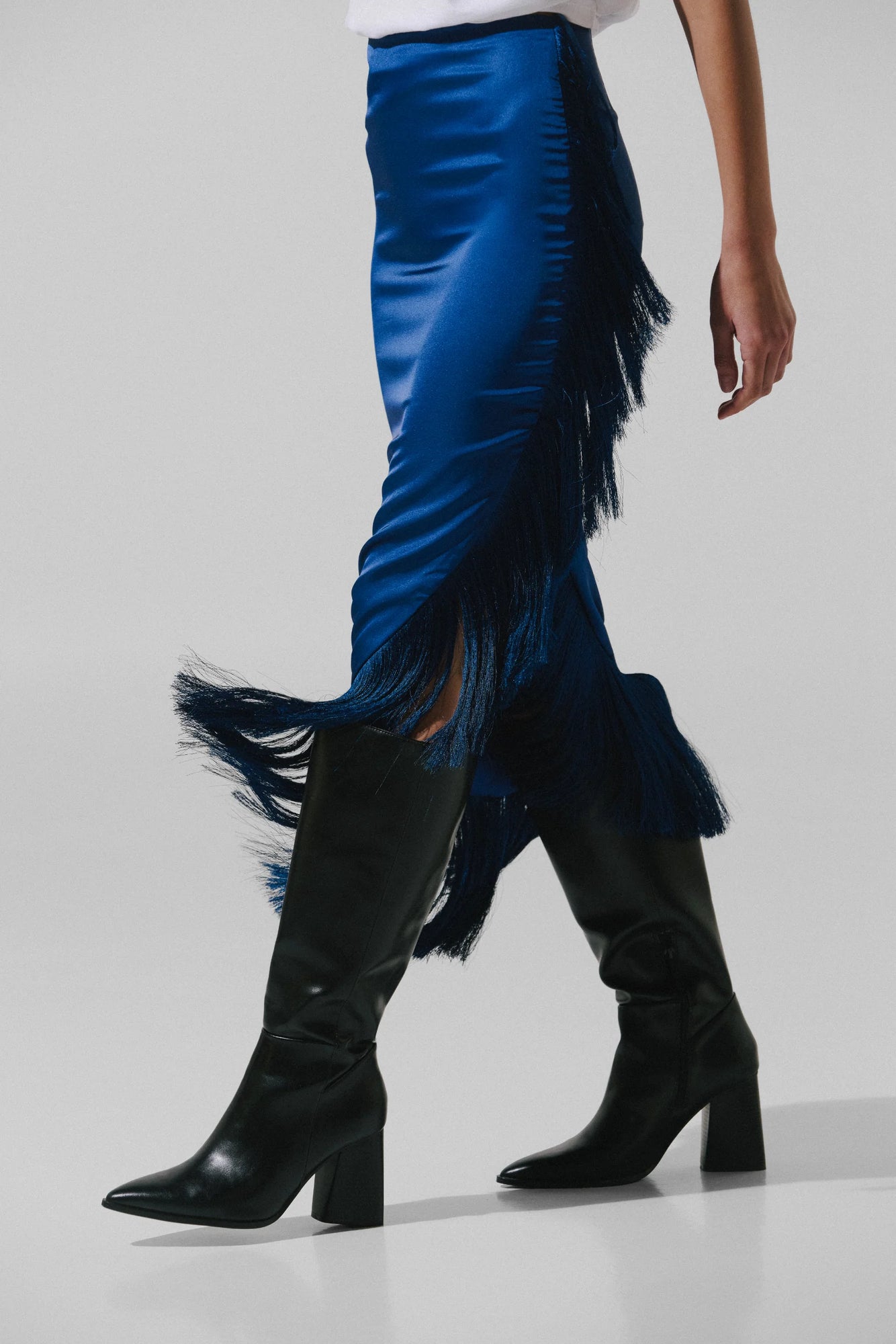 Aperol Midi Skirt | Blue Sail