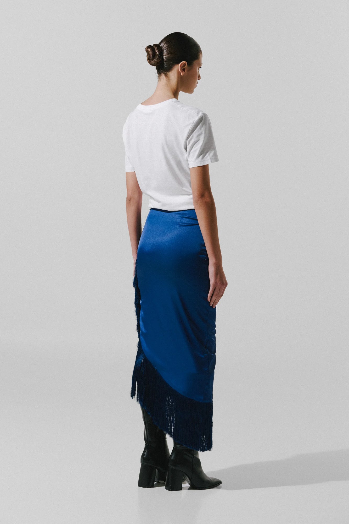 Aperol Midi Skirt | Blue Sail