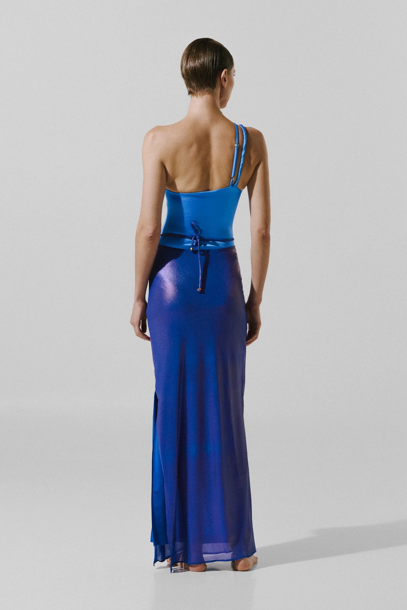 Eva Maxi Skirt | Blue Galaxy