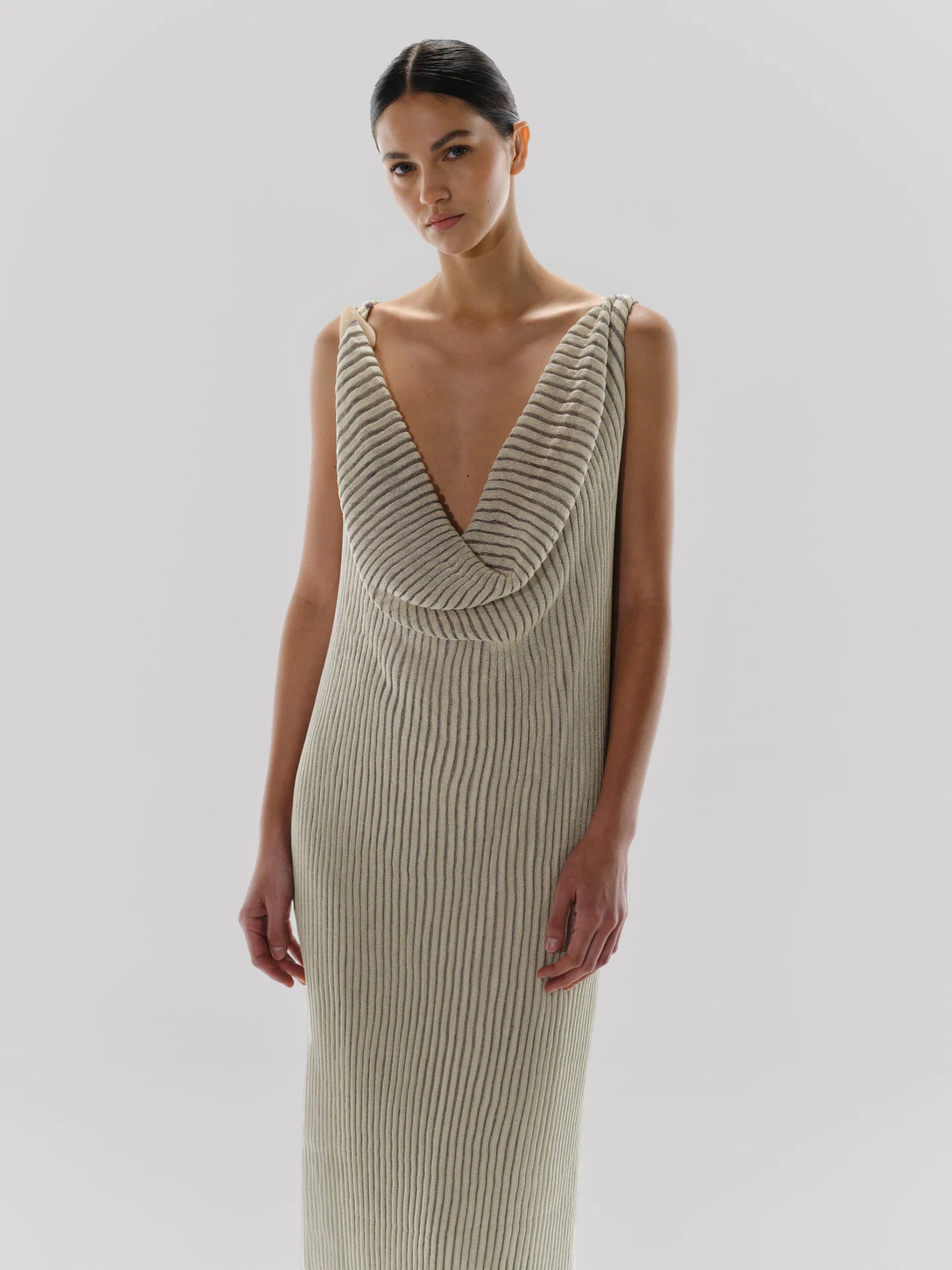 Noche Midi Dress | Silver Night