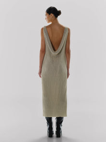 Noche Midi Dress | Silver Night
