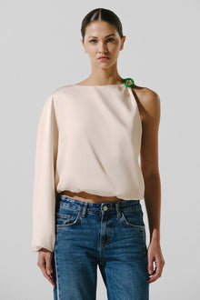 Dolly Blouse | Pistachio Cream
