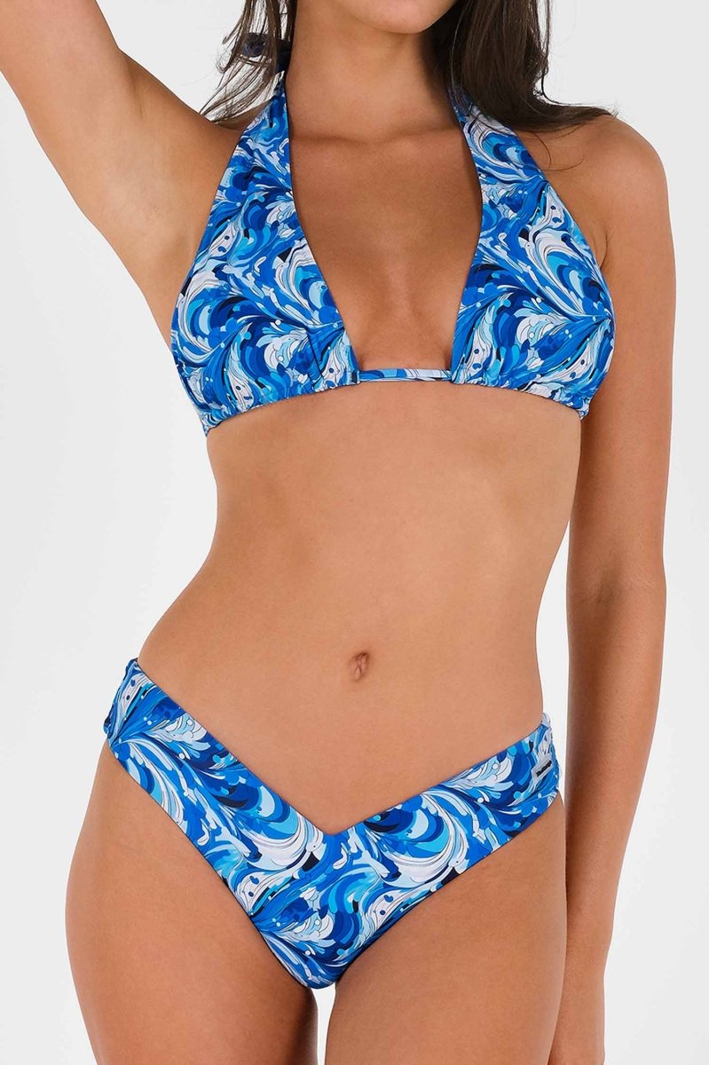Women | Billie Halterneck Top | Blue Crush