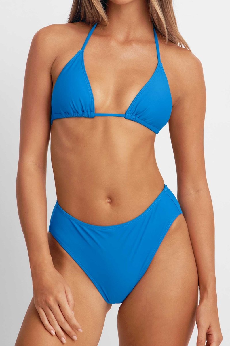 Women | Triangle Top | Bahamas Blue