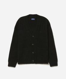 Black | Michael Shaggy Wool Cardigan