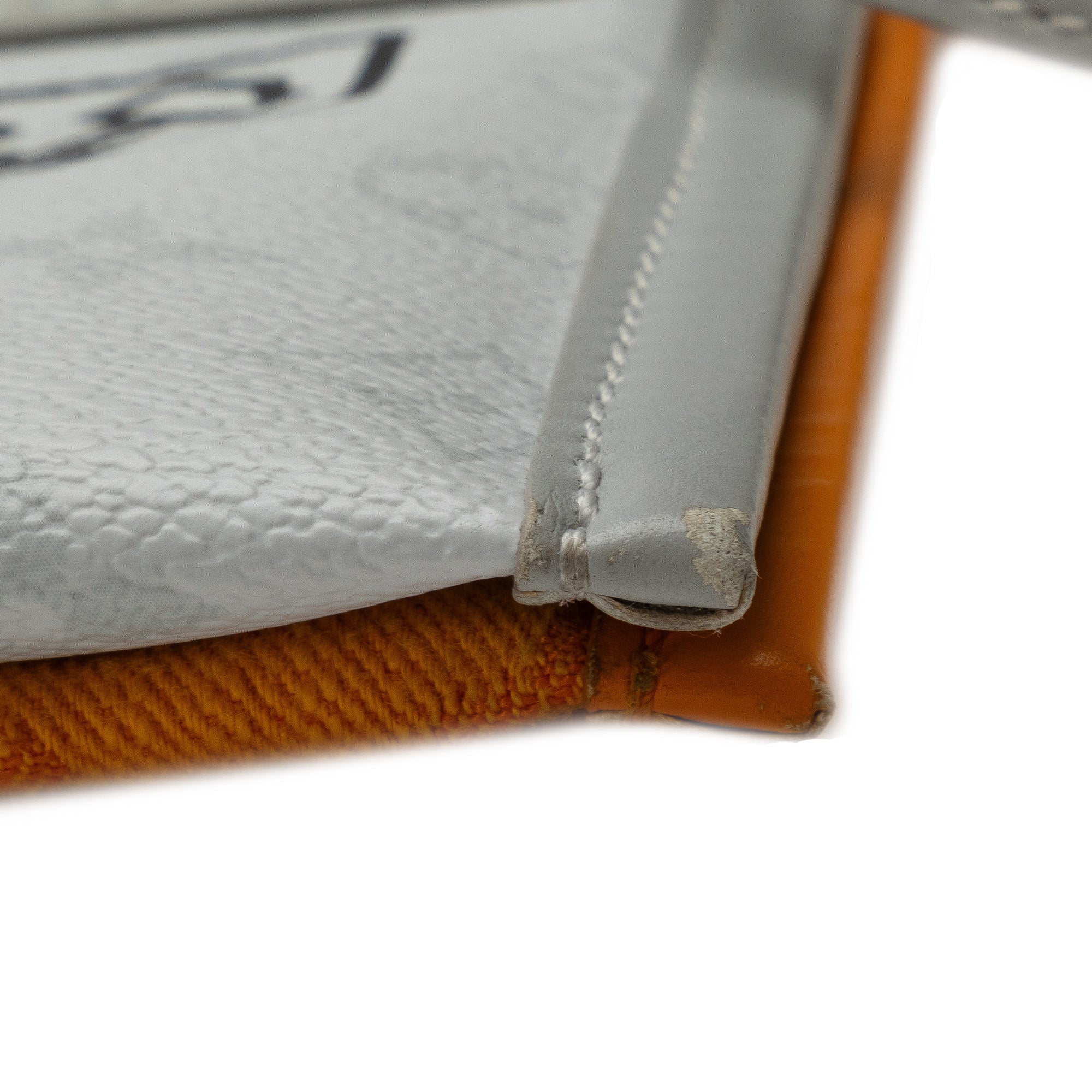 Louis Vuitton | Pre-Owned Monogram Antartica Double Flat Messenger | Gray/OrangeOrangeOrange