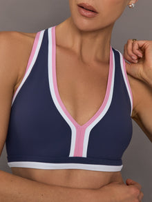 Ida Top | Sleet Colorblock