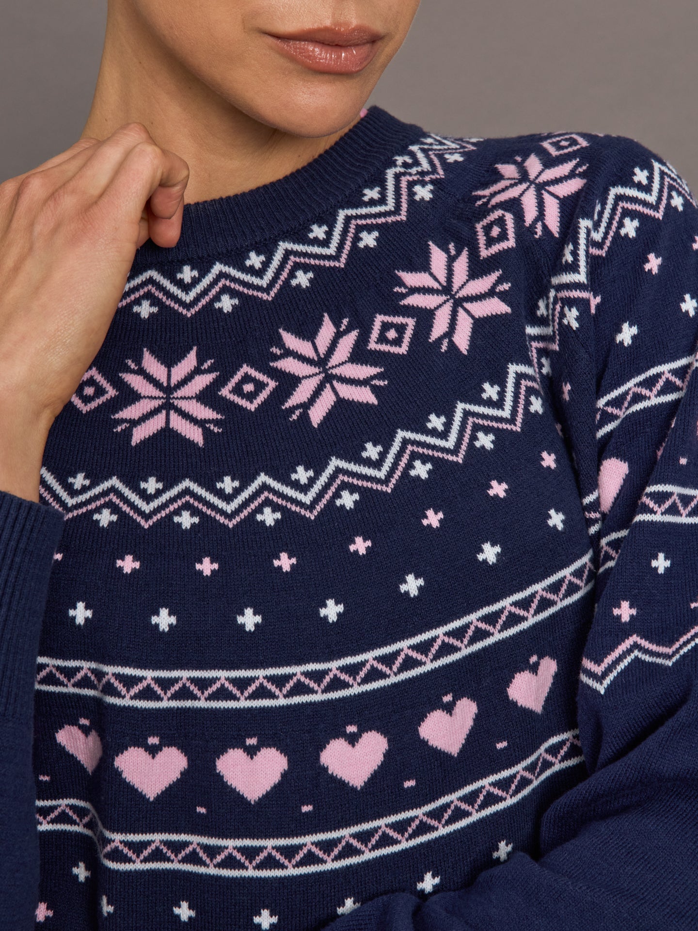 Elizabeth Sweater | Snowy Peaks Fairisle