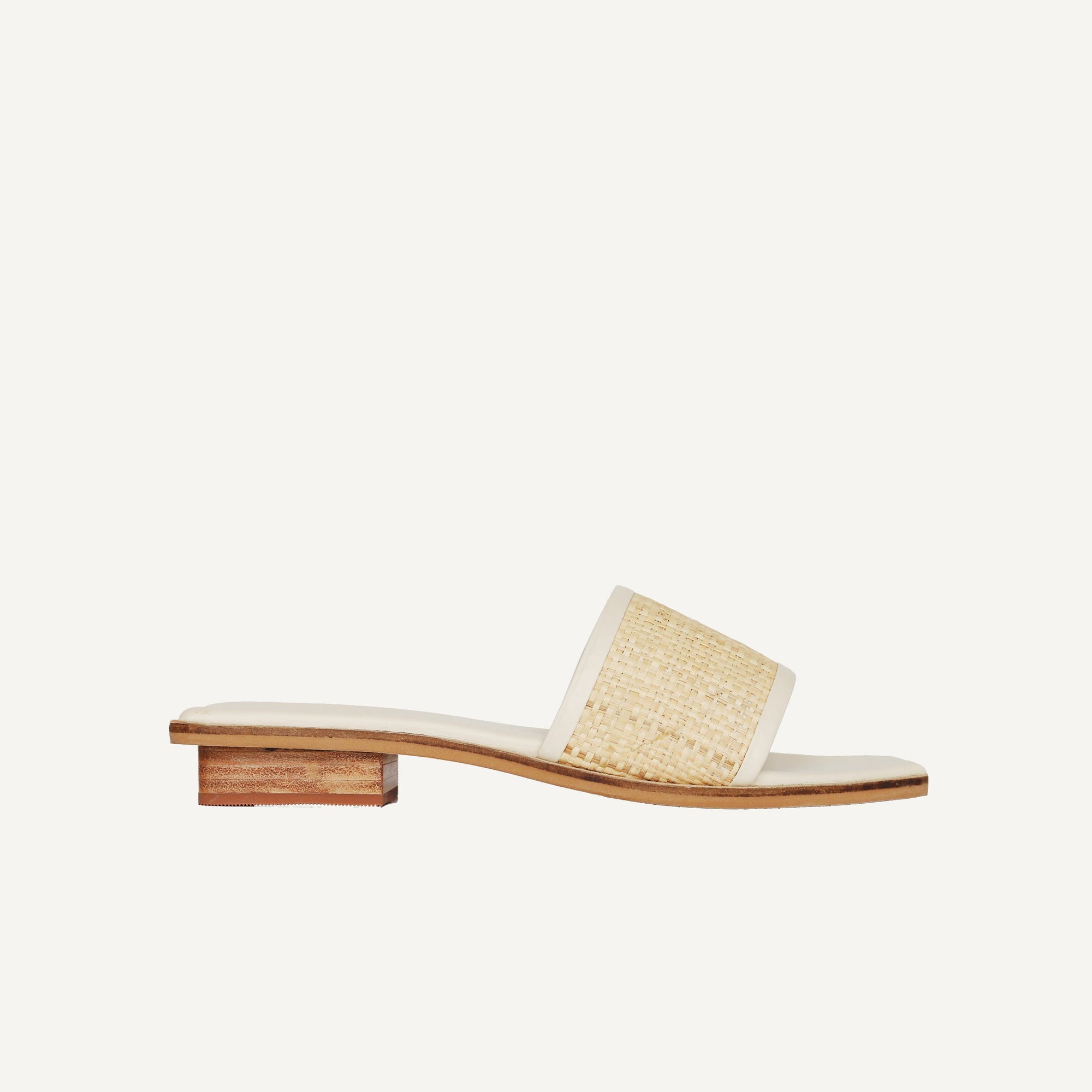 Ona Slide - Raffia | Cream
