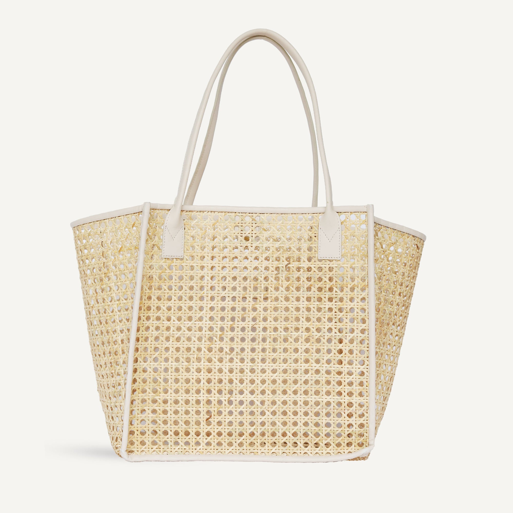 Rosa Tote Bag | Cream Rattan