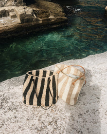 Francoise Tote | Black Stripe