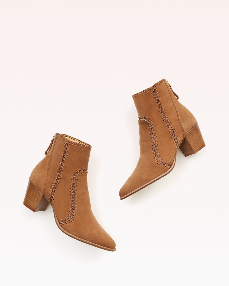 Alexandre Birman | Benta Bootie 60 Suede Beige | Light Beige