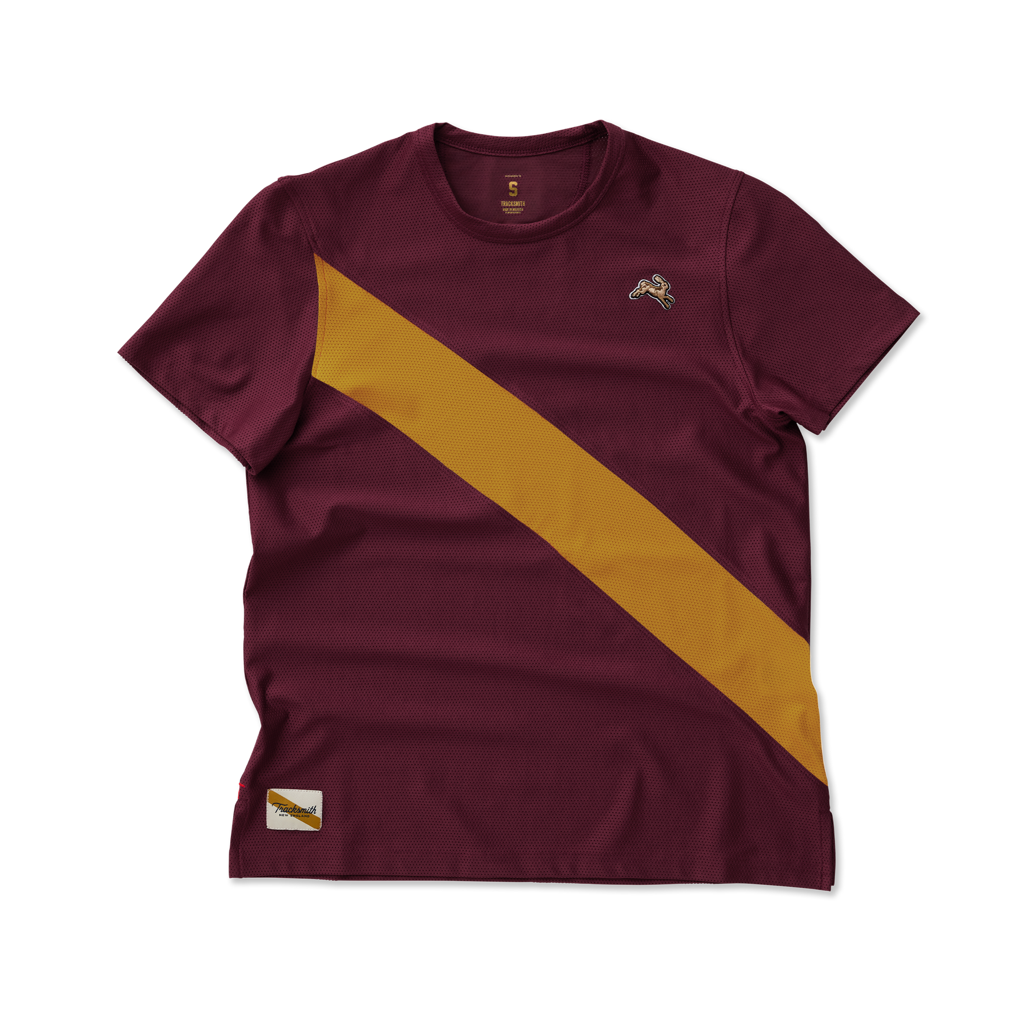 Womens | Van Cortlandt Tee | Wine/Harvest Gold