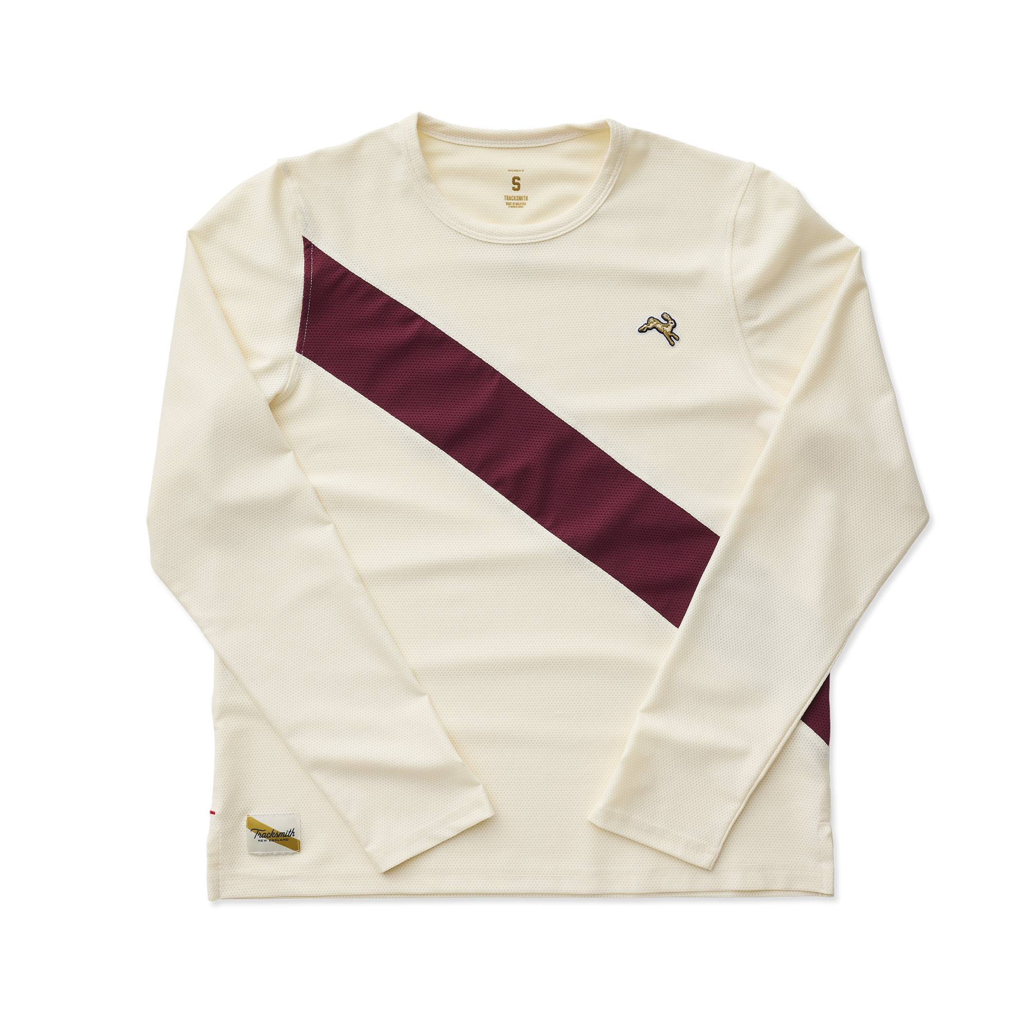 Womens | Van Cortlandt Long Sleeve | Ivory/Wine