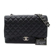 Chanel | Pre-Owned Maxi Classic Caviar Double Flap | Black