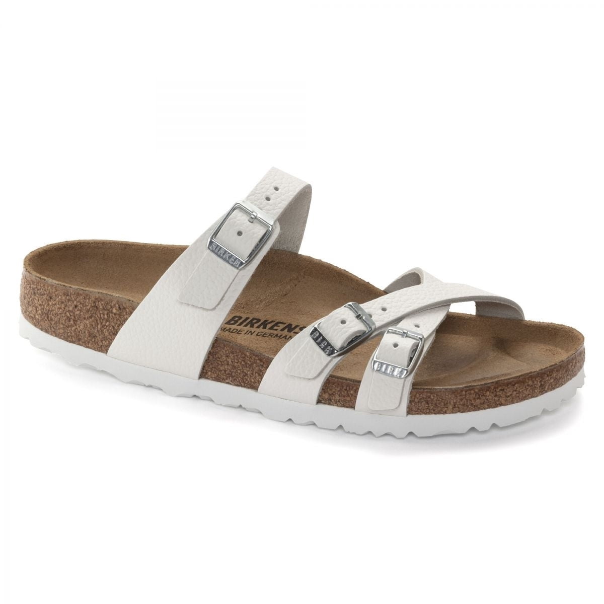 Birkenstock | Womens | Franca Natural Leather Sandal | White
