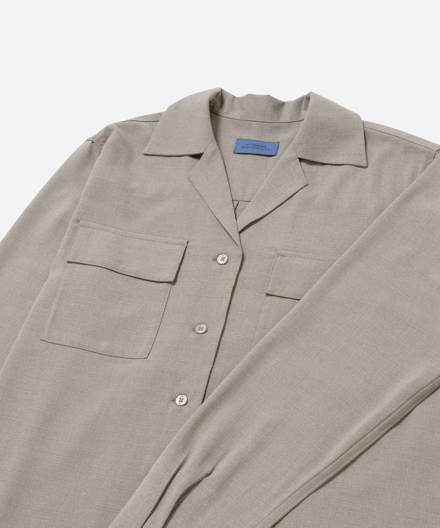 Taupe | Lomedico Gabardine LS Shirt