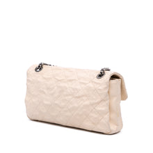 Chanel | Pre-Owned Medium Quilted Caviar Simply CC Flap | Brown/Light Beige
