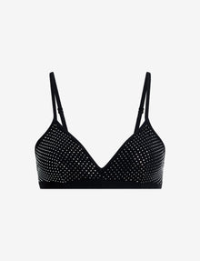 Party Starter Bralette::Crystal Black::Main