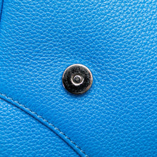 Dior | Pre-Owned Leather Saddle Crossbody | Blue