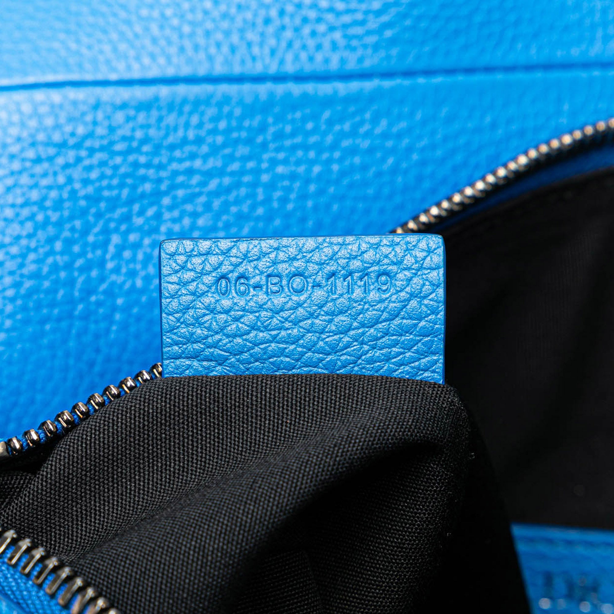 Dior | Pre-Owned Leather Saddle Crossbody | Blue