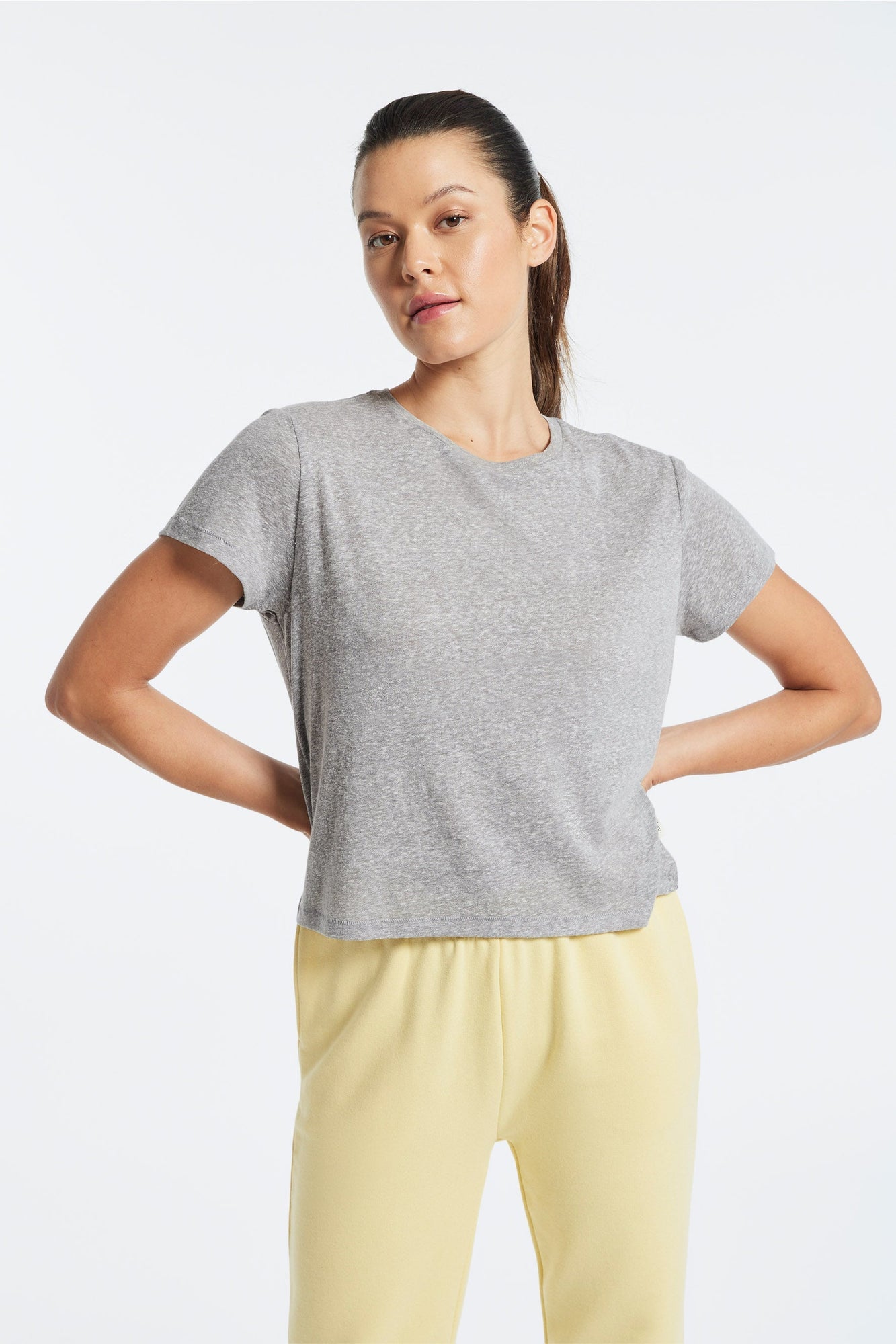 Wesley | Bowery Boxy Tri-Blend Tee | Heather Grey