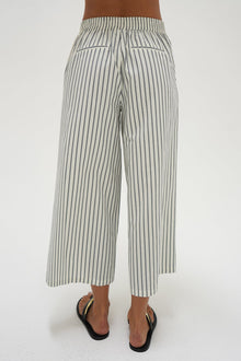 LNA Finley pant in grey stripe