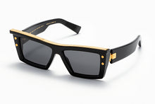 Womens | B - VII Sunglass | Black - Gold | Dark Grey