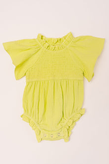 Girls | Baby Jovie Romper | Green