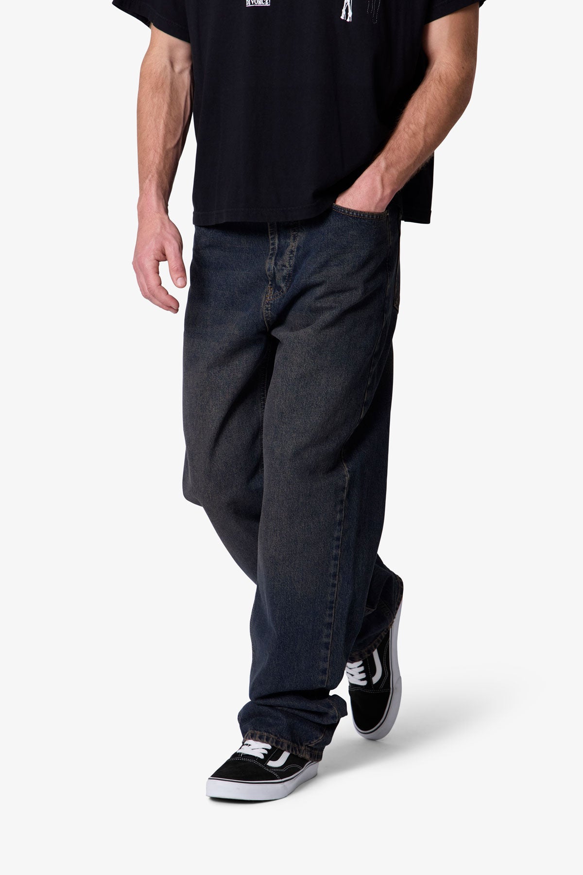 Baggy Denim | Washed Brown