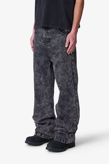 Baggy Moto Denim | Vintage Black