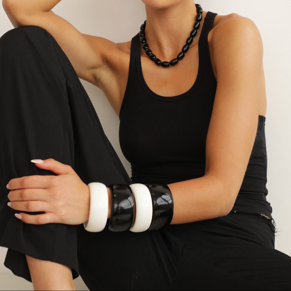 Cove Bangle | White