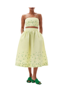 Beaded Nylon Skirt | Lily Green