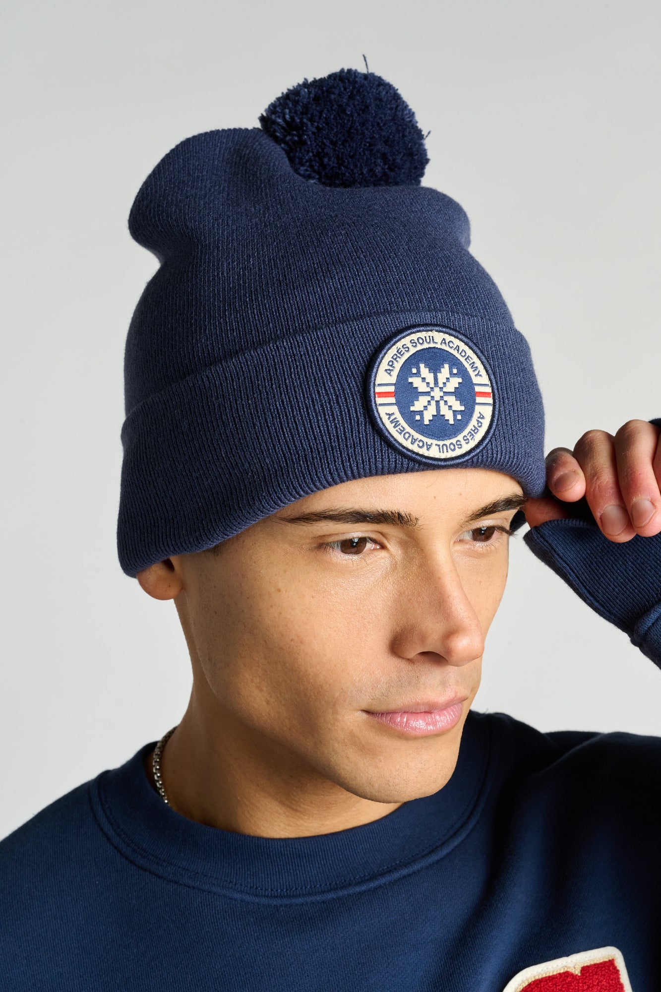 Soul by SoulCycle | Beanie With Patch | Navy