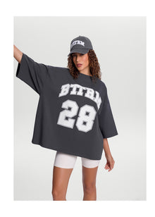 Better League Oversized Tee | Charcoal