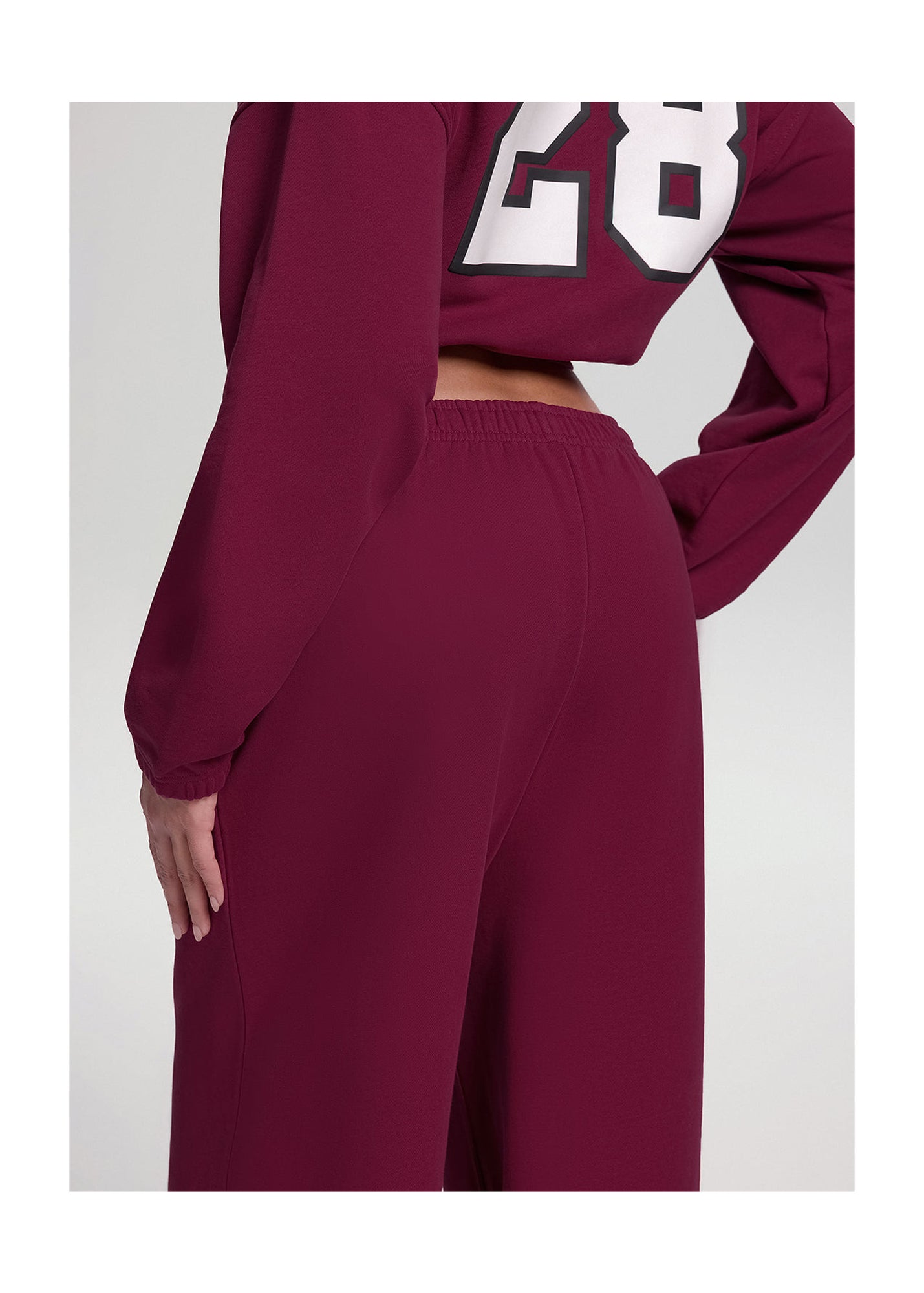 Better League Wide-Leg Sweatpants | Burgundy