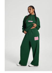 Better League Wide-Leg Sweatpants | Urban Green