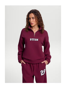 Better League Zip Sweatshirt | Burgundy