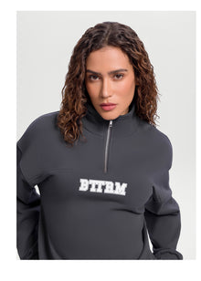 Better League Zip Sweatshirt | Charcoal